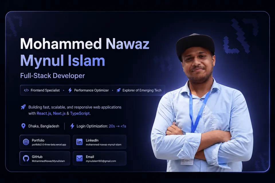 Mohammed Nawaz Mynul Islam cover