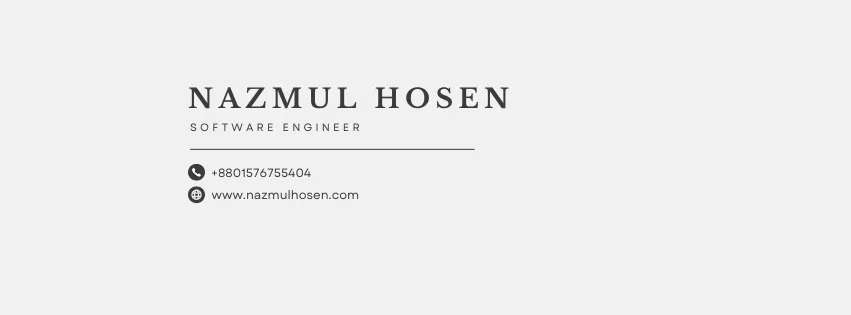 Nazmul Hosen cover